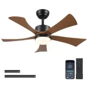 42 inch Ceiling Fans with Lights, Modern Ceiling Fan with Remote Control App,...