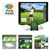 Golf Simulator Impact Screen, Premium Triple Layer Launch Monitor Projector S...
