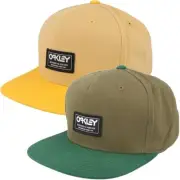 Oakley Men's Snapback Hat Bondi B1B Logo Patch Flat Brim Cap