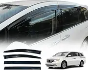 OAD4X4 Weathershields Compatible with Honda Odyssey 5th Gen 2013-Onwards, Weather Shields Window Visors Wind Deflectors Sun Rain Guard 4PCS Set