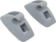 2pcs Car Sun Visor Support Clip Retainer Hanger Hook Clamp 191857559 Compatible with VVW MK1 Gray Auto Fastener Clip Voitures Accessoire