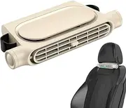 Bsbkoj Car Cooling Fan - Car Headrest Fan, Powerful Silent Vehicle Fan with 3 Speeds for Back Seat Car Truck