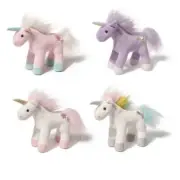 GUND UNICORN CHATTERS 15CM WITH MAGICAL SOUNDS AND EMBROIDERED REAR 4 DIFFERENT