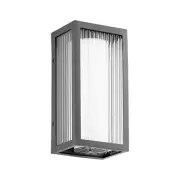 Quorum International 9717-6 Maestro 12" Tall LED Outdoor Wall - Noir