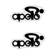 Apollo - CHAINSTAY black decals - old school bmx