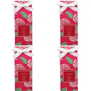 4PK Arome Ambiance Floral Garden Boxed Shower/Bath Moisturizing Soap 150G Rose