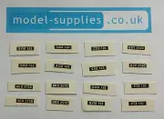 Spot On Reproduction Number Plates Oblong Front, Oblong Rear Tri-ang