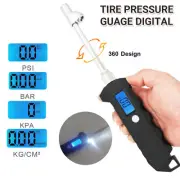 250 PSI Tire Pressure Guage Digital Car Bike Truck Air Meter Tester Tyre Gauge