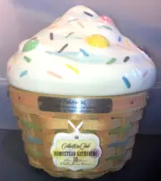 Longaberger Coll Club 2006 Gathering Event Large Cupcake Basket Set-SHIPS FREE!!