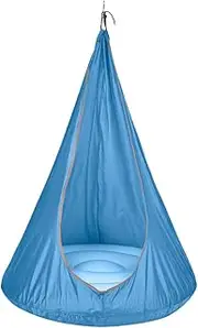 Kids Nest Swing Chair, Indoor Swing for Kids with Inflatable Cushion, Sensory Swing Chair Tent for Outdoor and