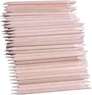 OSOLADY 500 Pcs Beauty Wood Sticks Double-sided Wax Applicators for Eyebrows Bikini Areas Hair Removal Manicure Pedicure