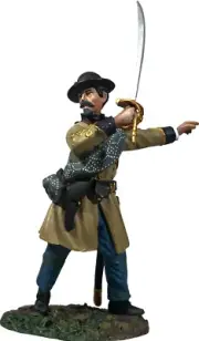 Britains 31013 Civil War Confederate Infantry officer advancing #2