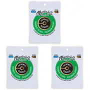 3x Martin Guitar Authentic Silked String 92/8 Phosphor Bronze MA550S Medium