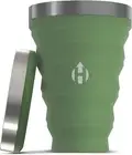 HYDAWAY Collapsible Pint - 16 Oz, Silicone & Steel Rim I Collapsible Cup for Bee