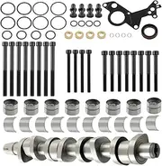 038109309A Camshaft Kit + Cam Bearings + Bolts + Seal Compatible with SEAT Skoda 1.9 TDi PD 8V VW Sharan/Polo/Golf/Jetta