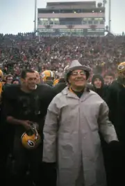 Football Nfl Championship Green Bay Packers Vince Lombardi 1966 OLD PHOTO 1