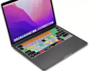 Shortcuts Design Silicone Keyboard Cover Skin for Apple M2 Chip Ma Ableton Live