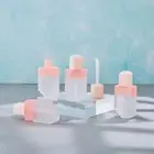 Lip Gloss Container Pink Lip Glaze Tube Pink Lip Gloss Bottle Travel