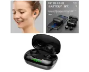 K1 Bluetooth 5.0 True Wireless Earbuds TWS Stereo Headphones In Ear Running gray