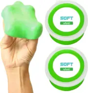 Therapy Putty (2-Pack) for Finger, Hand & Grip Strength Exercises - Extra Sof...
