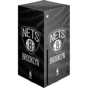 NBA Brooklyn Nets Xbox Series X Console Skin - Brooklyn Nets Black Animal Print