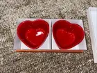 Le Creuset Heart Ramekin W/O Lid Set Of 2 With box