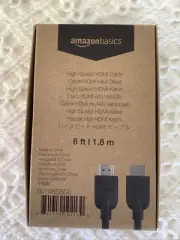 AmazonBasics High-Speed HDMI Cable 6 Feet, New In Box