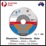 Grinding Disc s 100mm 125mm 4" 5" Angle Angel Grinder Stainless Inox Metal
