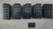 COLLECTION OF 10 BLACK LEGO MINIFIGURE BASEPLATES - I COMBINE SHIPPING