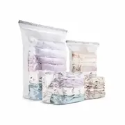 6Pcs Vacuum Storage Bags Clothes Sealer Bags Space Saver Storage Seal Compressing