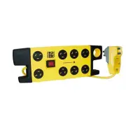 HPM 8 Outlet Plugboss Surge Protected Powerboard/3m Cable/Unique Rotating Covers