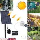 Solar Powered Air Pump Oxygen Pond Fish Tank Pump Oxygenator Aerator Outdoor