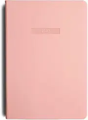 MiGoals - 2023 Classic Diary - Weekly - A5 - Soft Cover - Soft Pink