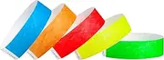 500 WristCo Tyvek Wristbands for Events – 500 Count, 5-Color Variety Pack – Tamper-Proof Design Prevents Reuse – Premium-Grade Bracelets for Hospital & Medical ID, Party, VIP Identification