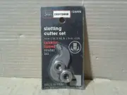 Sears Craftsman 9_25898 Slotting Cutter Set Carbide Tipped Router Bit, NOS