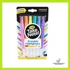 Crayola Erasable Highlighter Crayola Take Note! 6 Count Assorted