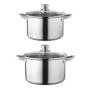 Kitchen Supplies Cooking Pots Large Capacity Soup Pots for Daily Cooking