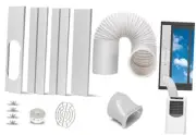 Portable AC Window Kit with Exhaust Hose, Air Conditioners 59" Exhaust Hose Set