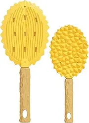 Cat Grooming Brush | Durian Shape Cat Brush For Shedding - Cat Massaging Brush Soft With Massage Points For Shedding, Massaging