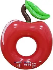 Swim Ring Airbeds Adult Children's Water Inflatable Apple Swimming Ring Water Inflatable Floating Bed Floating Row Under LWX