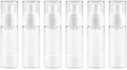 GIVITASOT 1OZ/30ML Airless Pump Small Spray Bottle, 6 Pack Vacuum Travel Spray Bottle, Fine Mist Mini Bottle for Toner Perfume Makeup Water Liquid Makeup Tool