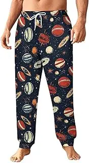 [Generic] Men's Sweatpants, Rugby Balls and Universe-97, Polyester Joggers, Sweatpants Jogging Pants for Workout Running