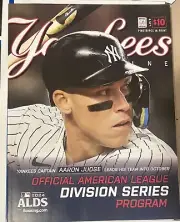 NY YANKEES 2024 ALDS PROGRAM OCT BASEBALL POSTSEASON PLAYOFFS AARON JUDGE
