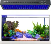 Aquarium Light, Dimmable Full Spectrum Fish Tank Light with 3 Dimming Modes & 10
