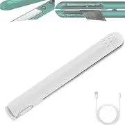 Mini Dual Purpose Curling Iron, Cozy Home Curling Iron, Portable Usb Mini Ceramic Curling Iron For Short Hair, Upgrade 2-In-1 Portable Curling Wand And Flat Iron (White)