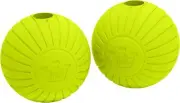 Chew King Supreme Rubber Fetch Balls - Extremely 2.5 in (Medium), Yellow