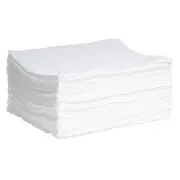 Spilltech Wpb100s Sorbents, 15 Gal, 15 In X 19 In, Oil, White, Polypropylene