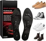 [Generic] Magnetic Foot Insoles, Breathable Slimming Anti-Slip Comfortable Foot Care Pad - Relaxing Feet Cushion, Anti Fatigue Shoe Insert for Weight Loss, Men and Women