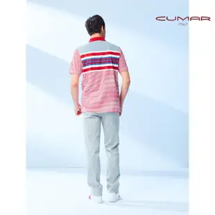 【CUMAR】男裝短袖絲光棉POLO衫/188236(絲光棉)