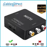 HDMI to RCA Composite Converter Audio Video CVBS AV Adapter HD TV 1080P FHD